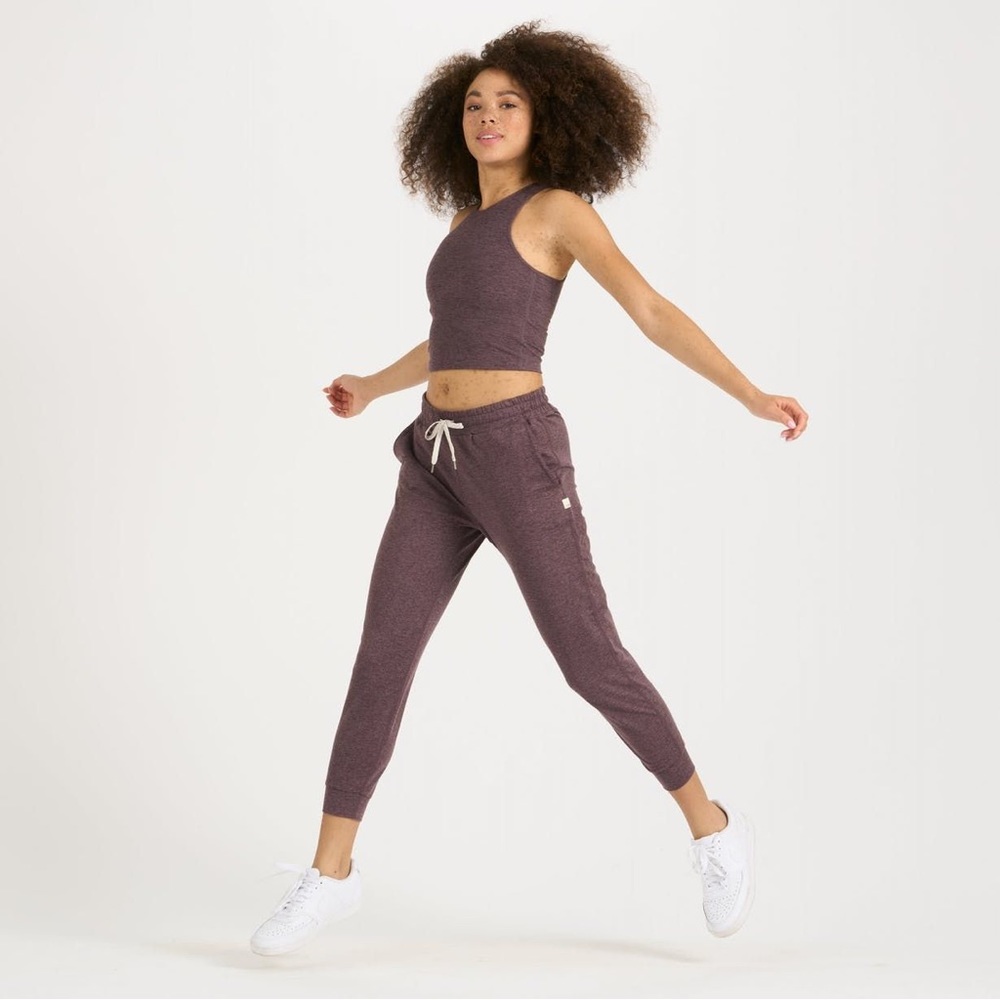 Vuori Performance Jogger. Color sold out online! (Smoked Plum Heather).
